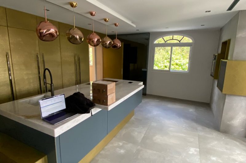 Villa Remus | smart kitchen with its smart lighting system