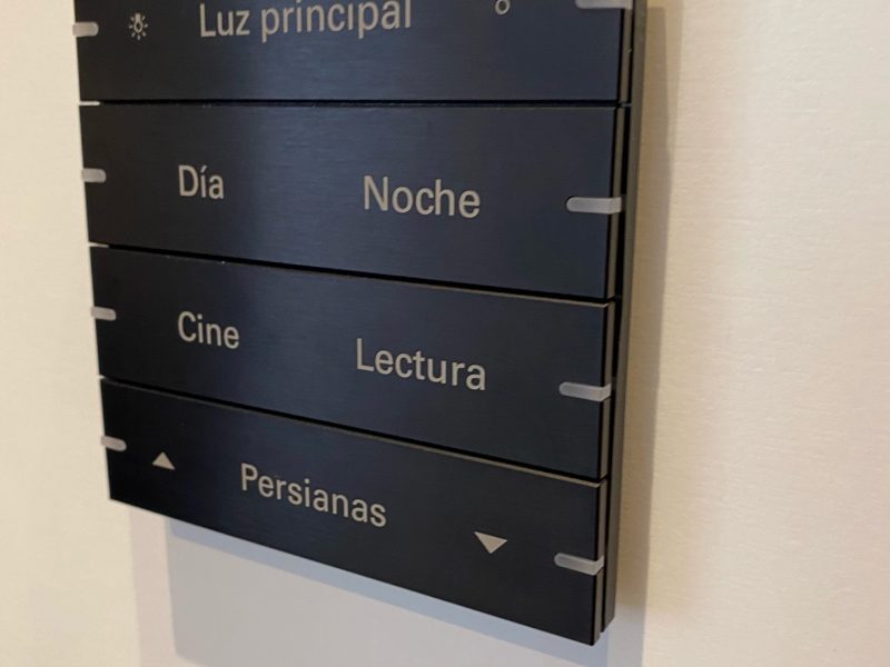 smarter Bedienungsschalter auf spanisch
